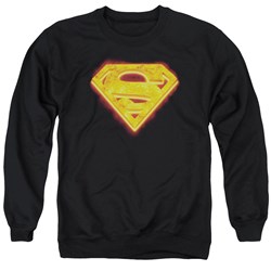 Superman - Mens Hot Steel Shield Sweater