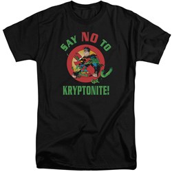 Superman - Mens Say No To Kryptonite Tall T-Shirt