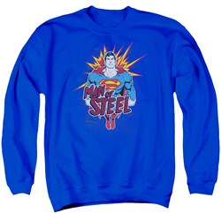 Superman - Mens Steel Pop Sweater