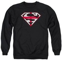 Superman - Mens English Shield Sweater