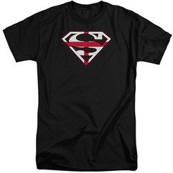 Superman - Mens English Shield Tall T-Shirt