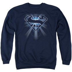 Superman - Mens Glowing Shield Sweater