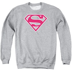 Superman - Mens Red &Amp; White Shield Sweater