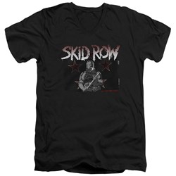 Skid Row - Mens Unite World Rebellion V-Neck T-Shirt