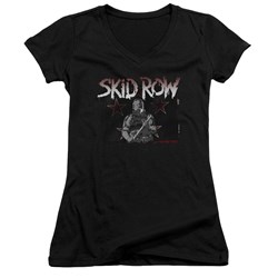 Skid Row - Juniors Unite World Rebellion V-Neck T-Shirt