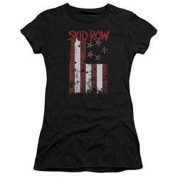 Skid Row - Juniors Flagged T-Shirt