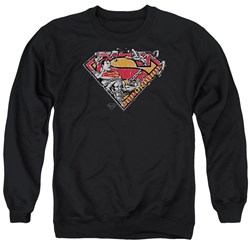 Superman - Mens Breaking Chain Logo Sweater