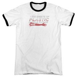 Dexter - Mens Plastic Prediction Ringer T-Shirt