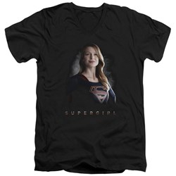 SuperGirl - Mens Stand Tall V-Neck T-Shirt