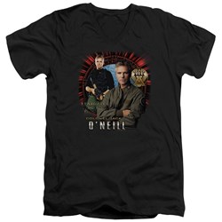 Stargate SG1 - Mens Jack O'Neill V-Neck T-Shirt
