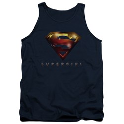 SuperGirl - Mens Logo Glare Tank Top