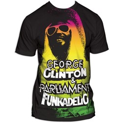 Funkadelic George Clinton Big Print Subway T-Shirt