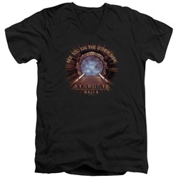 Stargate SG1 - Mens Other Side V-Neck T-Shirt