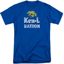 Ken L Ration - Mens Distressed Logo Tall T-Shirt