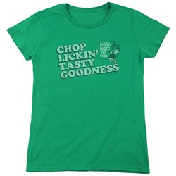 Puss N Boots - Womens Chop Lickin Tasty Goodness T-Shirt