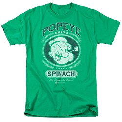 Popeye - Mens Fancy Spinach T-Shirt