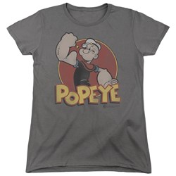 Popeye - Womens Retro Ring T-Shirt