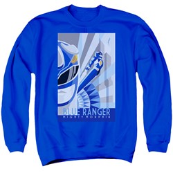 Power Rangers - Mens Blue Ranger Deco Sweater