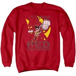 Power Rangers - Mens Go Red Sweater