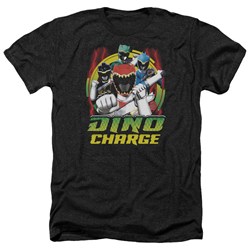Power Rangers - Mens Dino Lightning Heather T-Shirt
