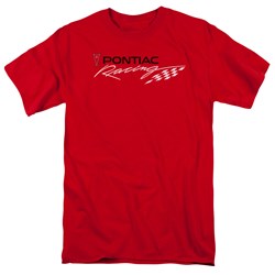 Pontiac - Mens Red Pontiac Racing T-Shirt