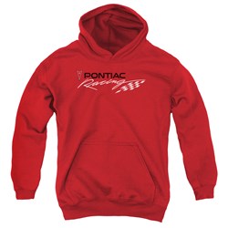 Pontiac - Youth Red Pontiac Racing Pullover Hoodie