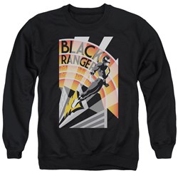 Power Rangers - Mens Black Ranger Deco Sweater
