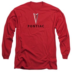 Pontiac - Mens Centered Arrowhead Long Sleeve T-Shirt