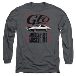 Pontiac - Mens Gto Flames Long Sleeve T-Shirt