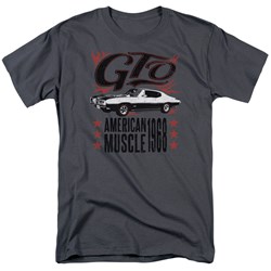 Pontiac - Mens Gto Flames T-Shirt