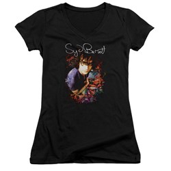 Syd Barrett - Juniors Madcap Syd V-Neck T-Shirt