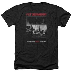 Pet Semetary - Mens Cat Poster Heather T-Shirt