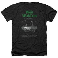 War Of The Worlds - Mens Attack Poster Heather T-Shirt