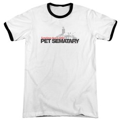 Pet Sematary - Mens Logo Ringer T-Shirt