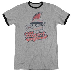Major League - Mens Vintage Logo Ringer T-Shirt