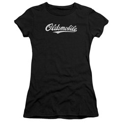 Oldsmobile - Juniors Oldsmobile Cursive Logo T-Shirt