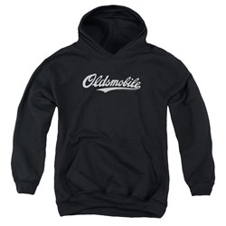 Oldsmobile - Youth Oldsmobile Cursive Logo Pullover Hoodie