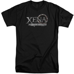 Xena - Mens Battered Logo Tall T-Shirt