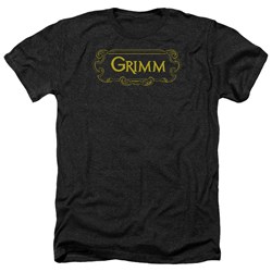 Grimm - Mens Plaque Logo Heather T-Shirt