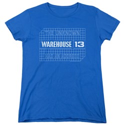 Warehouse 13 - Womens Blueprint Logo T-Shirt