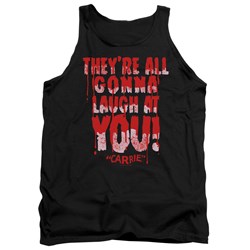 Carrie - Mens Laugh At You Tank Top