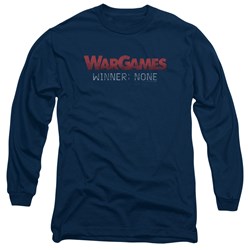 Wargames - Mens No Winners Long Sleeve T-Shirt