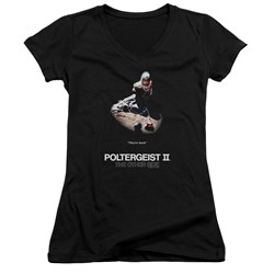 Poltergeist II - Juniors Poster V-Neck T-Shirt