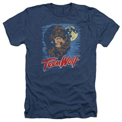 Teen Wolf - Mens Moon Wolf Heather T-Shirt