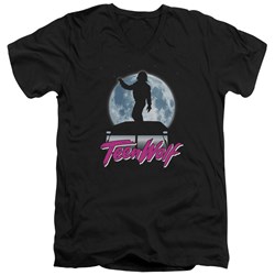 Teen Wolf - Mens Moonlight Surf V-Neck T-Shirt