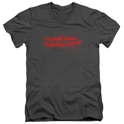 Bloodsport - Mens Blood Splatter V-Neck T-Shirt