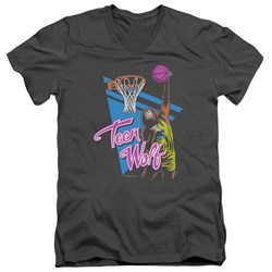 Teen Wolf - Mens Slam Dunk V-Neck T-Shirt