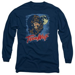 Teen Wolf - Mens Moon Wolf Long Sleeve T-Shirt