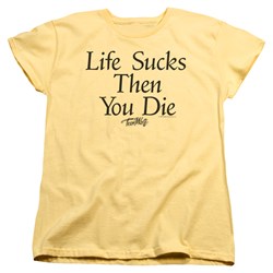 Teen Wolf - Womens Life Sucks T-Shirt