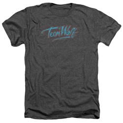 Teen Wolf - Mens Neon Logo Heather T-Shirt